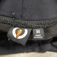 "Cross Over" Full Seat Riding Tight Breeches, Pull On *gc, older, seam rubs, curled & folded waist elastic