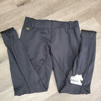Sticky Full Seat Riding Tight Breeches, Pull On *vgc, seam rubs & frays, faded, older
