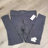 Sticky Full Seat Riding Tight Breeches, Pull on *gc, seam puckers, faded?, pulled belt loop stitching, rubs, frays