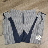 Hvy Full Seat Breeches *vgc, mnr snags, older, seat rubs, faded edges
