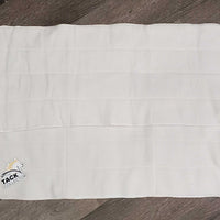 2 v.thin No Bow Fleece Leg Quilts *gc, clean, rubs, clumpy, mnr puckers & folds