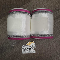 2 Satin & Sparkles Fleece Polos, bag *new