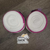 2 Satin & Sparkles Fleece Polos, bag *new