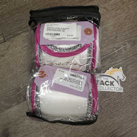 2 Satin & Sparkles Fleece Polos, bag *new