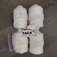 4 Stretchy Cotton Leg Wraps *xc/like new, clean, mnr snags
