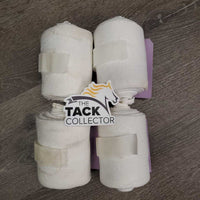 4 Stretchy Cotton Leg Wraps *xc/like new, clean, mnr snags