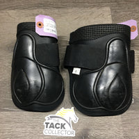 Pr Hind Boots, velcro *vgc/xc, clean, mnr scrapes & hairy velcro
