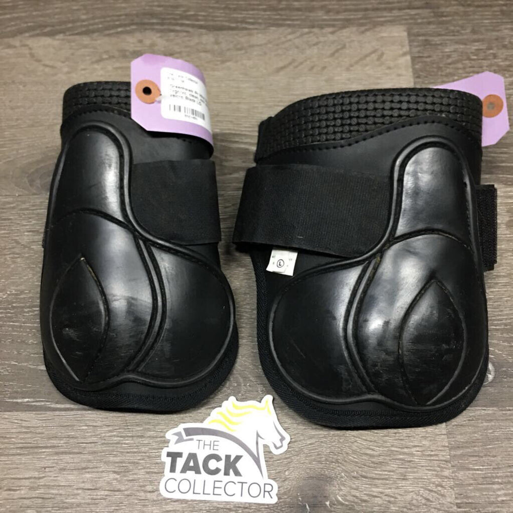 Pr Hind Boots, velcro *vgc/xc, clean, mnr scrapes & hairy velcro