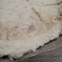 Closed Fleece Lined Boots, velcro *gc/fair, clean, hairy, rubs, holey, missing logo, hairy & weak velcro
