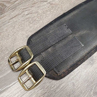 Nylon Web & Neoprene Lungeing Surcingle Girth *gc, hairy & dirty edges
