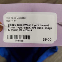 Lycra Helmet Cover *vgc, clean, mnr rubs, snags & stains
