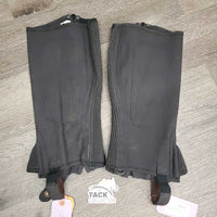 Microsuede Synthetic Half Chaps *vgc, rubs, faded? mnr stains & dirt