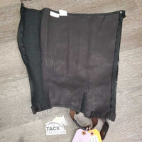 Microsuede Synthetic Half Chaps *vgc, rubs, faded? mnr stains & dirt
