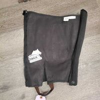 Microsuede Synthetic Half Chaps *vgc, rubs, faded? mnr stains & dirt