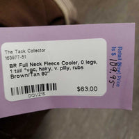 Full Neck Fleece Cooler, 0 legs, 1 tail *vgc, hairy, v. pilly, rubs
