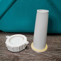 Portable Water Jug, spout *vgc, clean, mnr dirty spout, scrapes & scratches, smells
