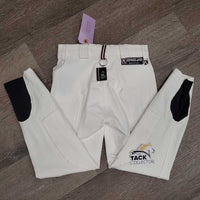JUNIORS Euroseat Breeches, tag *new, older, sm stain
