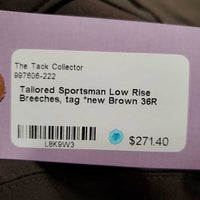 Low Rise Breeches, tag *new

