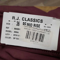 Mid Rise Euroseat Breeches, tag *new
