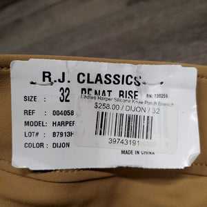 Natural Rise Euroseat Breeches, tag *new