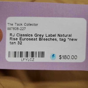 Natural Rise Euroseat Breeches, tag *new