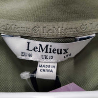 LS Polo Shirt, 1/4 Zip Up, Mesh Sleeves, tag *new