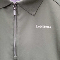 LS Polo Shirt, 1/4 Zip Up, Mesh Sleeves, tag *new