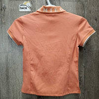 JUNIORS Young Rider Polo Shirt, 1/4 Zip Up, tag *new
