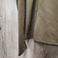 High Neck Long Sleeve "Base Layer" Shirt, 1/4 Zip Up, Mesh Sleeves, tag *new