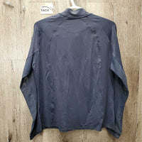 LS "Base Layer" Shirt, 1/4 Zip Up, Mesh Sleeves, tag *new
