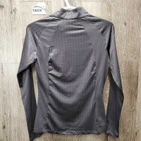 LS "Base Layer" Shirt, 1/4 Zip Up, tag *new