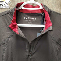 LS "Base Layer" Shirt, 1/4 Zip Up, tag *new