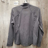 LS "Base Layer" Shirt, 1/4 Zip Up, tag *new