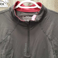 LS "Base Layer" Shirt, 1/4 Zip Up, tag *new