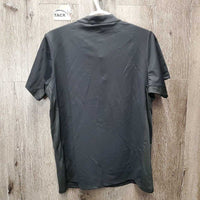 SS Shirt, 1/2 Zip Up, Mesh Sides, tag *new

