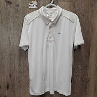MENS Clean Cool SS Shirt, 1/4 Button Up, tag *new