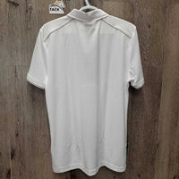 MENS Clean Cool SS Shirt, 1/4 Button Up, tag *new
