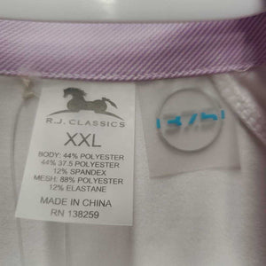 LS Show Sun Shirt, 1/4 Zip up, attached Snap Collar, Mesh Sleeves, tag *new