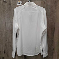 LS Show Sun Shirt, 1/4 Zip up, attached Snap Collar, Mesh Sleeves, tag *new
