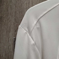 LS Show Sun Shirt, 1/4 Zip up, attached Snap Collar, Mesh Sleeves, tag *new
