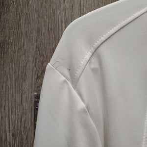 LS Show Sun Shirt, 1/4 Zip up, attached Snap Collar, Mesh Sleeves, tag *new