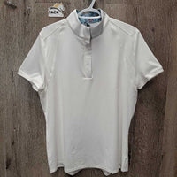 SS Show Sun Shirt, 1/4 Zip up, attached Snap Collar, tag *new
