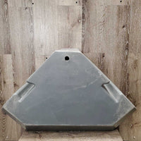 Plastic Corner Feeder, 2x wooden wall mounting boards *xc/like new, mnr dirt
