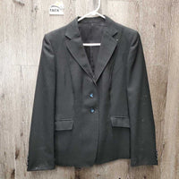 Hvy Show Jacket *gc/fair, cuffs: dirty & loose, older, linty, hairy, holey lining, Buttons: No top, loose middle
