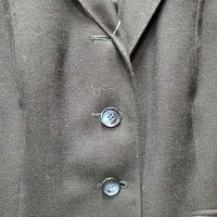 Hvy Show Jacket *gc/fair, cuffs: dirty & loose, older, linty, hairy, holey lining, Buttons: No top, loose middle
