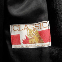 Hvy Show Jacket *gc/fair, cuffs: dirty & loose, older, linty, hairy, holey lining, Buttons: No top, loose middle
