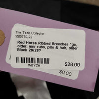 Ribbed Breeches *gc, older, mnr rubs, pills & hair, older