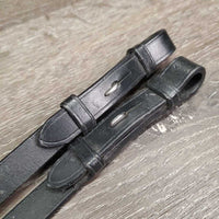 Pr Rubber Web Reins, Finger Stoppers *xc, clean, mnr stains?discolored spots
