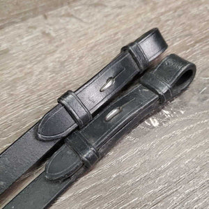 Pr Rubber Web Reins, Finger Stoppers *xc, clean, mnr stains?discolored spots