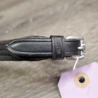 Cotton Web Reins, Finger Stoppers, Buckles *gc, dirty, edge rubs, faded, mnr dings?slices